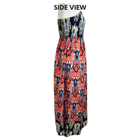 THML Boho Strapless Maxi Dress - Medium / Large - Picture 3 of 7